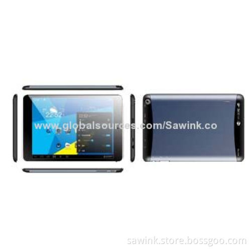 7.85-inch 3G Tablet PCs, MTK8312, 1.3GHz, Dual-core, 1,024 x 768P, 2 x SIM Cards, GPS, Bluetooth, FM